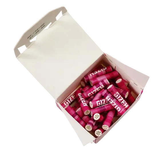GIZEH PINK 6mm Coconut Charcoal Filters with Ceramic Tips, 4 image