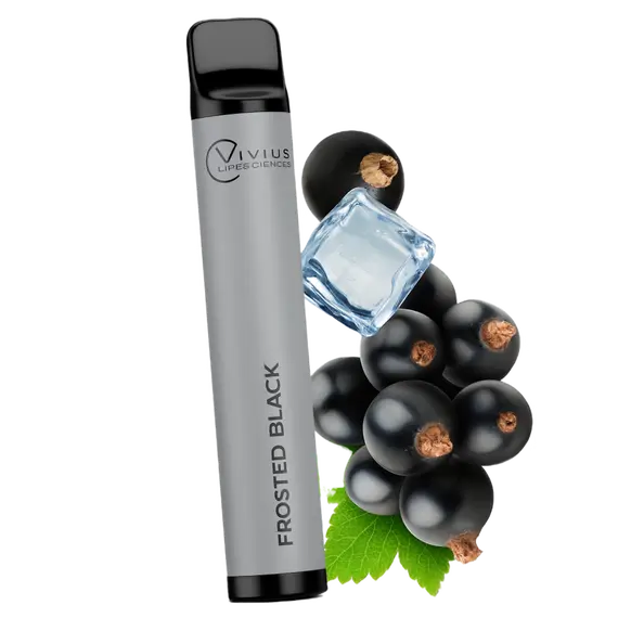 CBD вейп со вкусом чёрной смородины и ментола — 600 затяжек, изображение 2