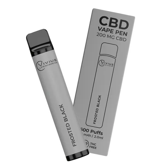 CBD вейп со вкусом чёрной смородины и ментола — 600 затяжек, изображение 3