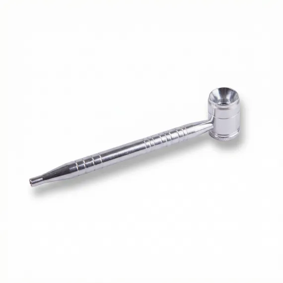 King Lion Smoking Pipe 16cm, Color: Silver