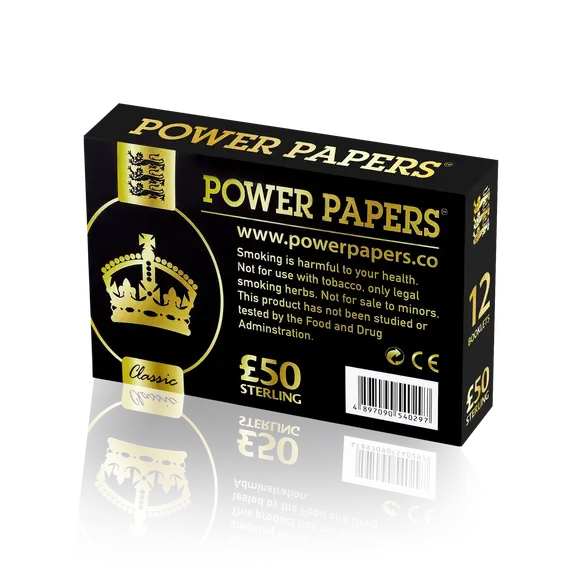 Pound Sterling Rolling Papers with Filter Tips by Power Papers, 4 image