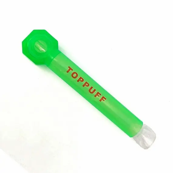 Bong-Pipe Top Puff (different colors), Color: Green, 2 image