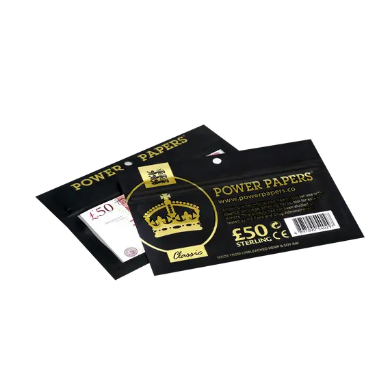 Pound Sterling Rolling Papers with Filter Tips by Power Papers, 5 image