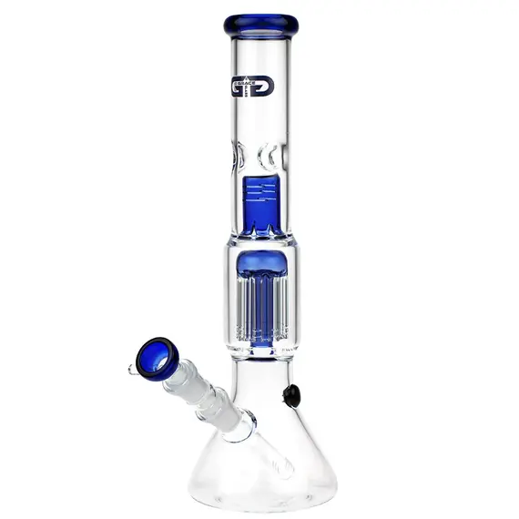 Bong OG Series Blue Shotgun by Grace Glass