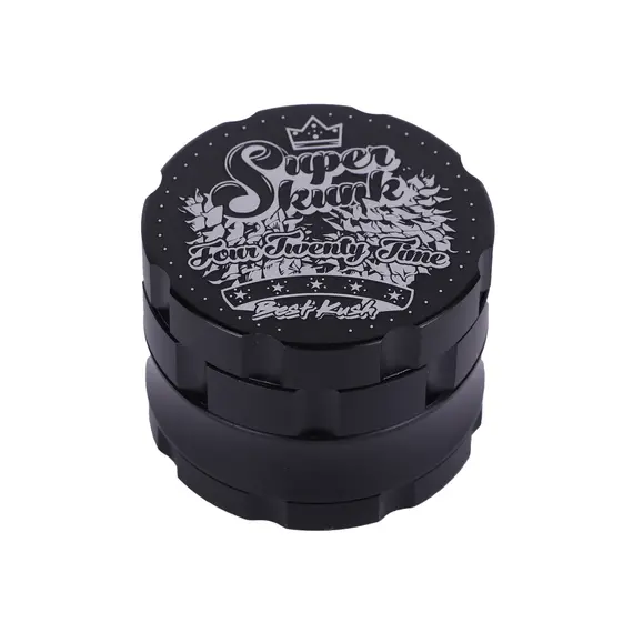 Черный металлический гриндер Super Skunk 63 мм, изображение 4
