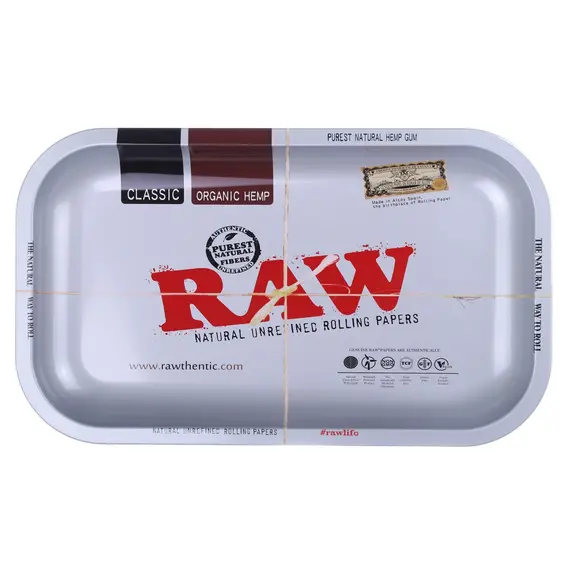 Металлический поднос RAW (разные принты), Размер: 270 х 160, Цвет: серый