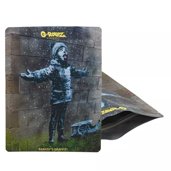 G-Rollz | Banksy's Season's Greetings ვაკუუმის შესანახი ჩანთა 150x200 მმ