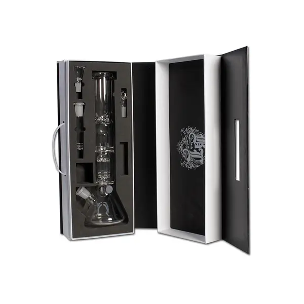 BL Boxed Bong with 6-Arm Percolator & Herb/Oil Bowl Included
