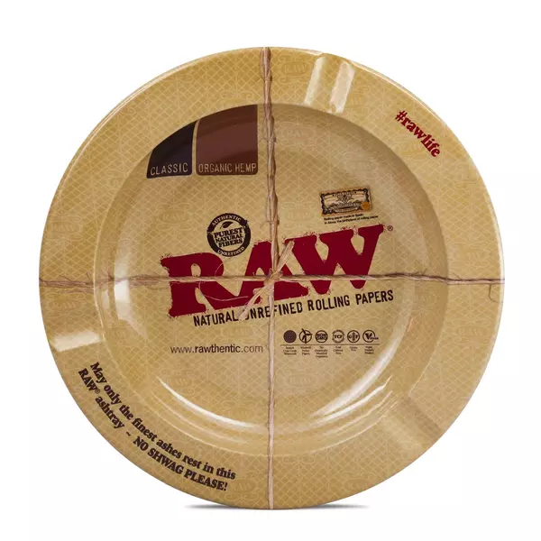 Round Metal Ashtray RAW Classic