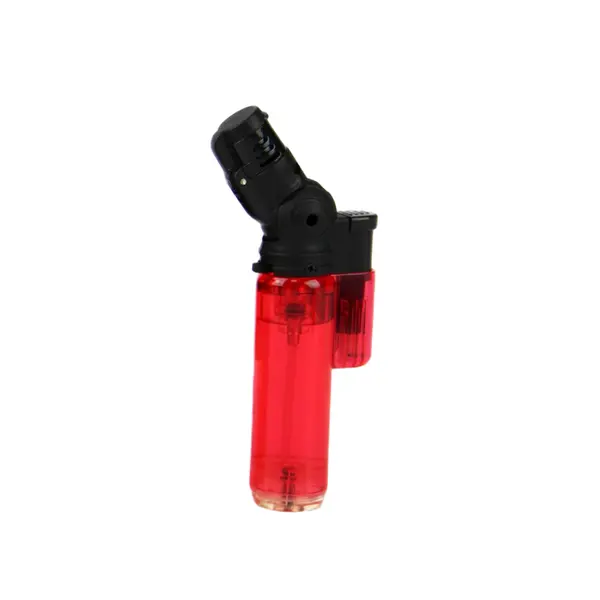 SKLC Turbo Lighter: Precision Flame Control, Color: Red