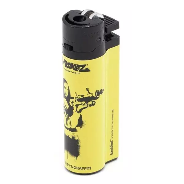 G-Rollz Banksy's Graffiti Lighter, Color: Black