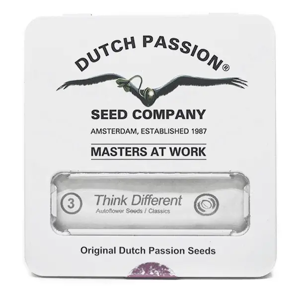 Think Different Auto from Dutch Passion: Citrusy, Potent, Social Boost, Seeds in Pack: 1 seed
