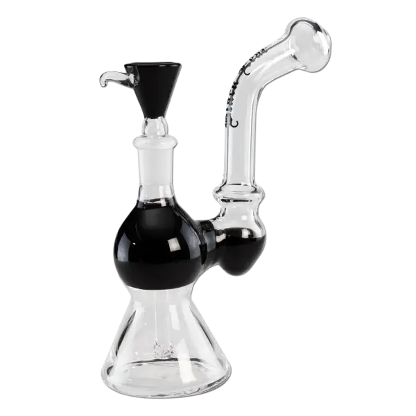 Black Leaf 180mm Compact Bong: Purity Meets Style