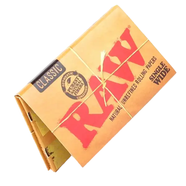 Raw Classic Single Wide paper 100 Leaves