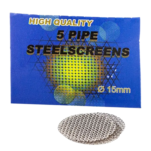 Flat Steel Screens for Pipes by Black Leaf 15 mm