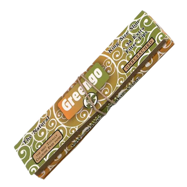 Greengo King Size Slim Papers: Natural, Unbleached, and Eco-Friendly