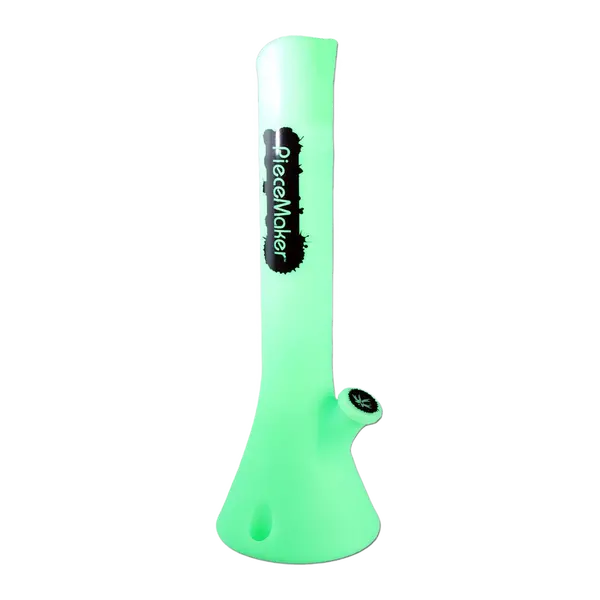 Experience the Unbreakable Kirby Green Glow Bong by PieceMaker