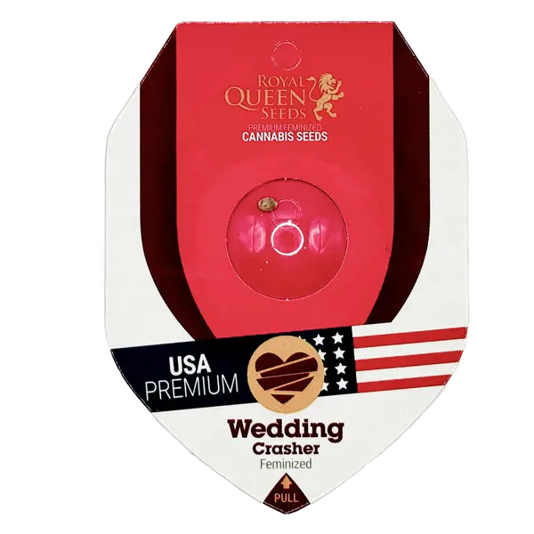 Wedding Crasher from Royal Queen Seeds: A Fruity Bliss with Relaxing Effects, Seeds in Pack: 1 seed
