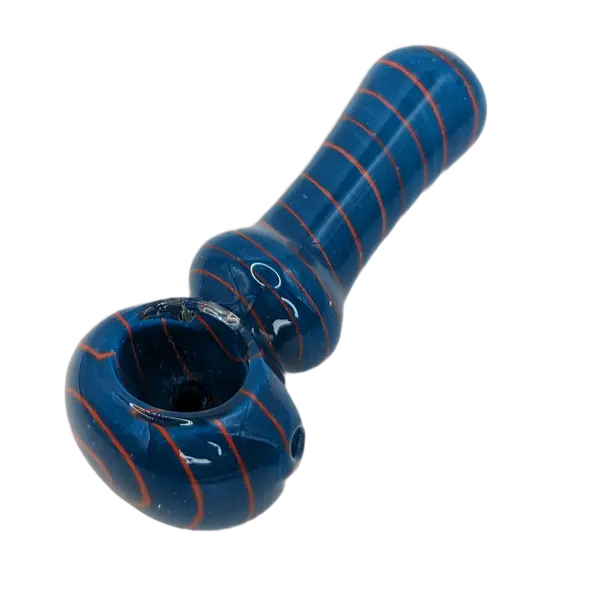 Стеклянная трубка с аквапринтом – сочетание стиля и функциональности, Цвет: синий