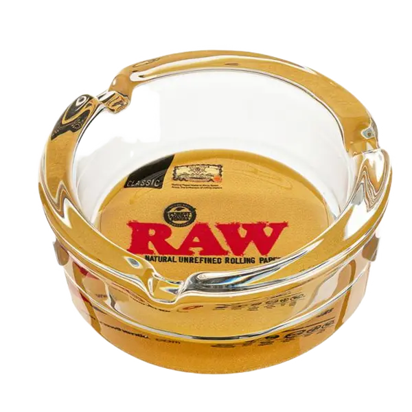 Round Glass Ashtray RAW Classic
