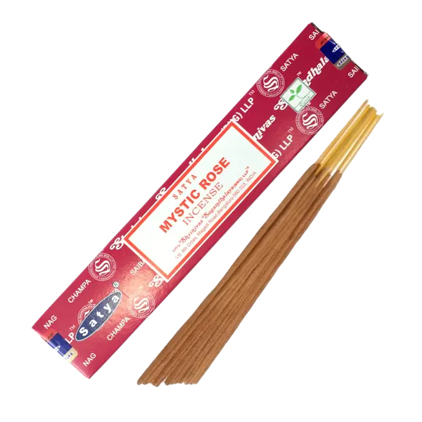 Satya Mystic Rose Incense Sticks: Nature's Serenity in Your Space