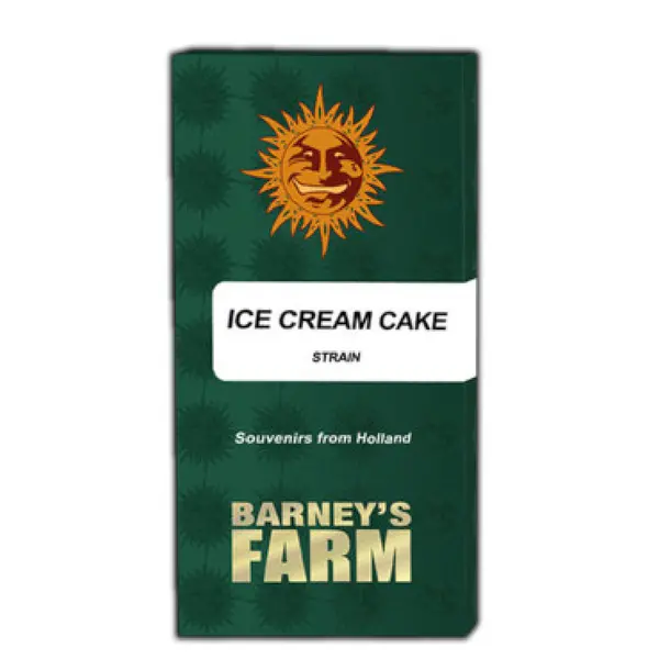 Ice Cream Cake from Barney's Farm - Creamy Vanilla Flavor and Relaxing Effect by Indica, Seeds in Pack: 1 seed