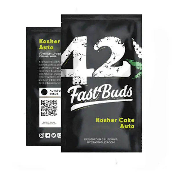Kosher Cake Auto by Fast Buds: Giggly Effect and Cake Flavor, Seeds in Pack: 1 seed
