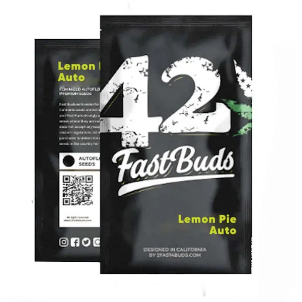 Lemon Pie Auto от Fast Buds: Сбалансированный гибрид с ароматом лимонного пирога, Количество семян: 1 семя