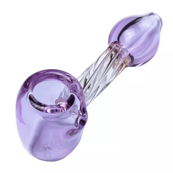 Compact Glass Pipe with Twisted Shaft