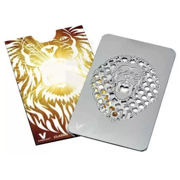 Grinder Roaring Lion Metal Card