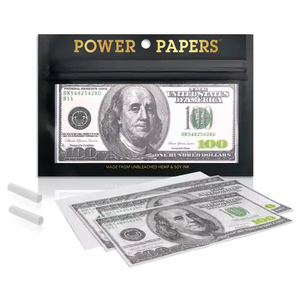 ქაღალდი Power Papers-ის 100 დოლარიანი კუპიურების სახით