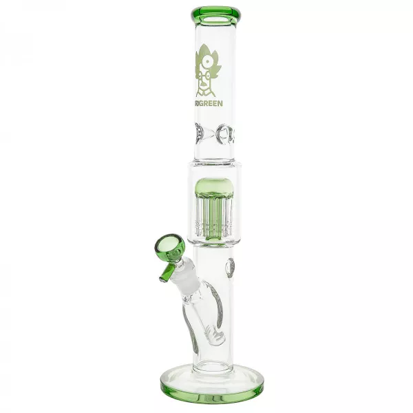 Straight Glass Bong Dr.Green with Tree Percolator