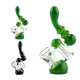 Grace Glass Saxo Bubbler (various colors), Color: Green