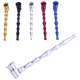 Bamboo Metal Pipe 12cm (Various Colors), Color: Silver
