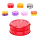 Plastic Grinder 3-part 61mm (various colors), Color: Red