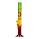 Rasta Straight Glass Bong 35cm