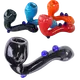 Sherlock Shape Pure Pipe 11.3cm (Various Colors), Color: Black