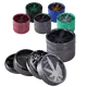 Aluminium Window Grinder 4-part 62mm (various colors), Color: Gray