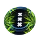 Best Buds Metal Ashtray – XXX Amsterdam Weed Leaves
