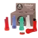 Clipper Round Lighter Holder And Grinder, Color: Red