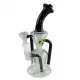 Black Leaf Recycle Bubbler, Color: Black