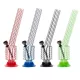 Acrylic Bong with Bright Stripes (Multi-Colored), Color: White