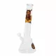 Glass Bong Greenline with Hippie Print